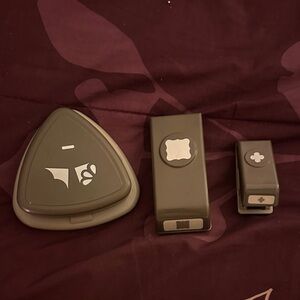 Set of 3 Paper Craft Corner and Shape Punches - Stampin Up. One price for all 3